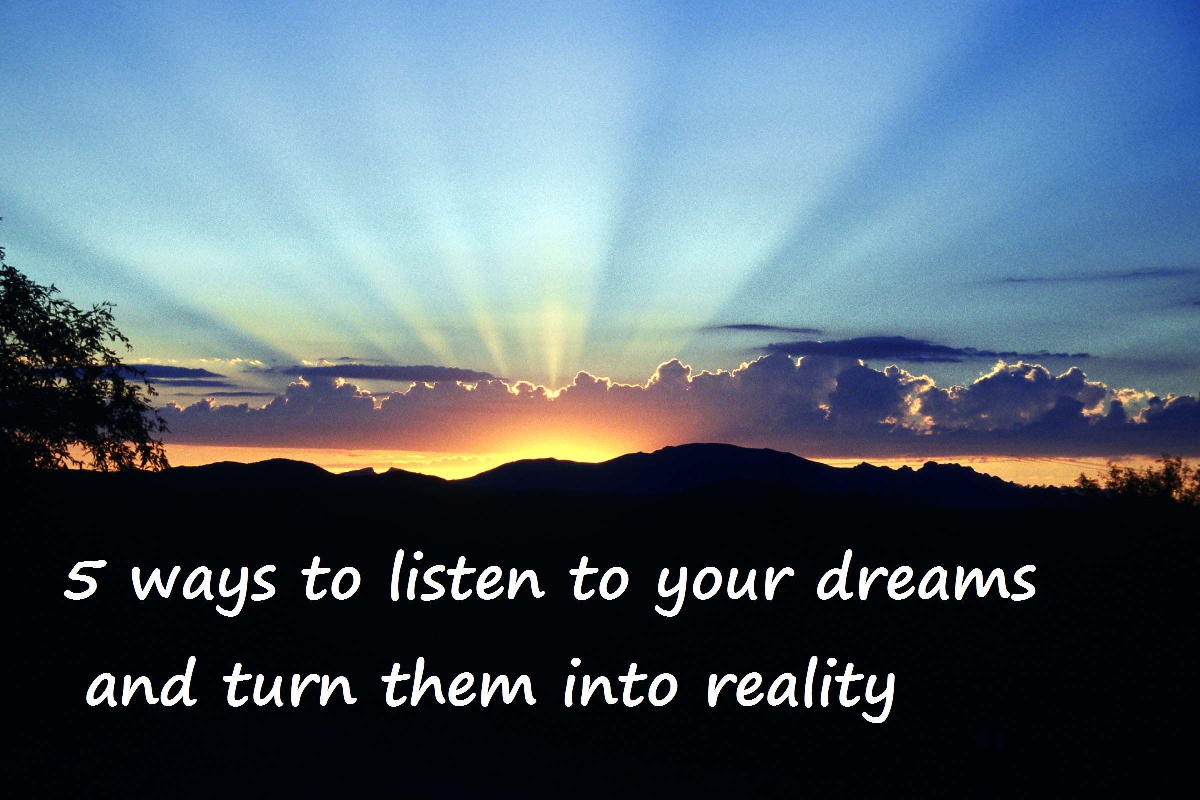 Law of attraction exercises: sleep and dreams