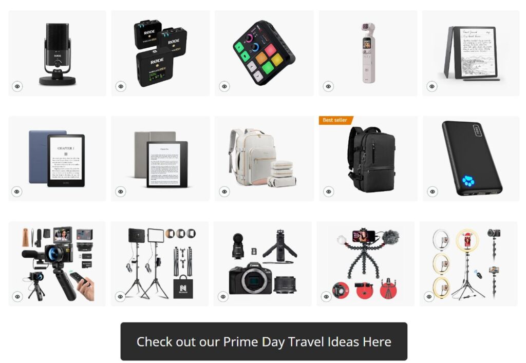 Prime Day Travel Live Learn 2024 Wish List